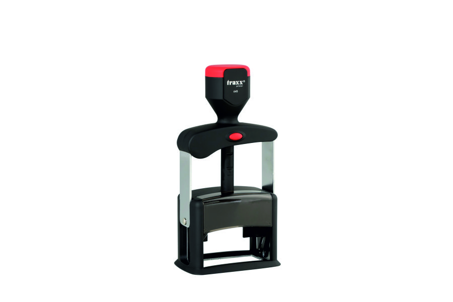 Sello Metálico automático TRAXX JF645 - 60x28mm
