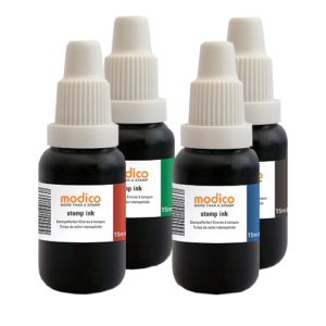 Bote de tinta para papel 15ml para sellos preentintados Modico
